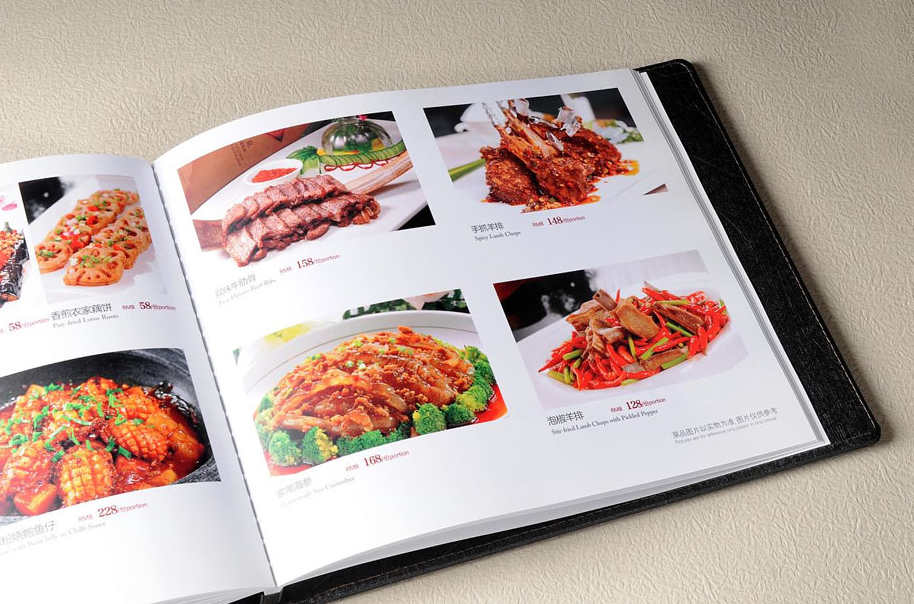 菜谱酒水单餐具定制