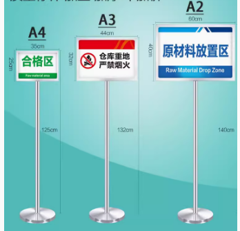 不锈钢立牌展示牌